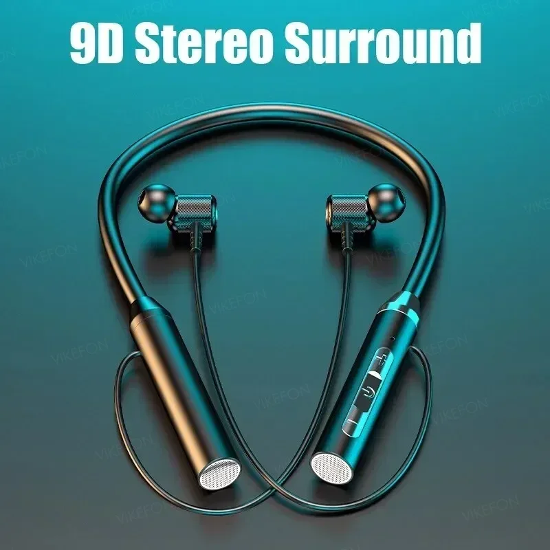 Magnetic Neckband Sports Earphones - Draadloze Hoofdtelefoon Bluetooth 5.0 Nekband Koptelefoon