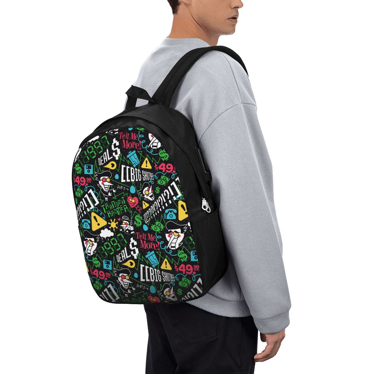 Laptops - Deltarune SPAMTON G Rugzak Reisnotebooktas Computer