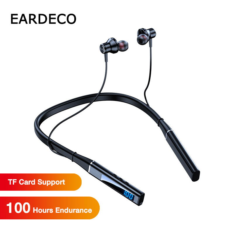 Magnetic Neckband Sports Earphones - Eardeco Originele Bluetooth Hoofdtelefoon 5.1 Oortelefoon