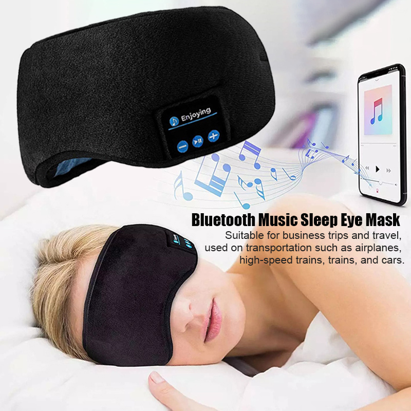 Sleep Mask Headphones Bluetooth - Bluetooth draadloze hoofdtelefoon Slapen Oogmasker Oortelefoon