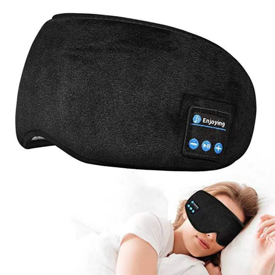 Sleep Mask Headphones Bluetooth - Draadloos slaaphoofdtelefoonmasker - Bluetooth-zijslaapbril met dunne