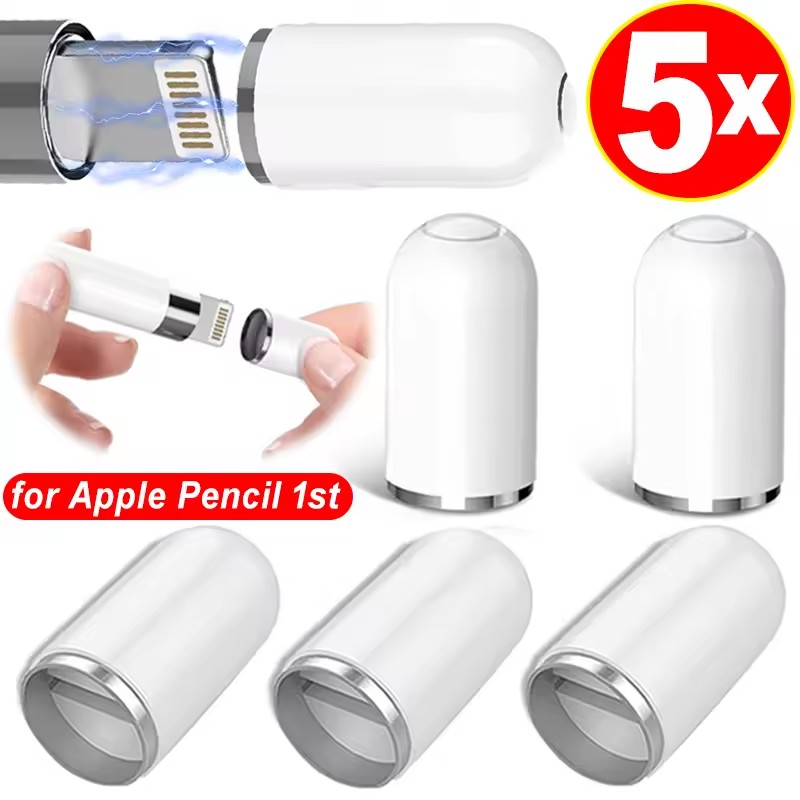 Tablets - Magnetische potlooddoppen voor Apple Pencil 1