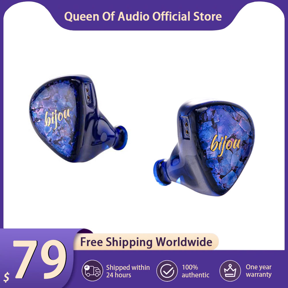 Planar Magnetic Iem Earphones - Nieuwe QoA Bijou Hoofdtelefoon 1DD+1BA+1BCD In