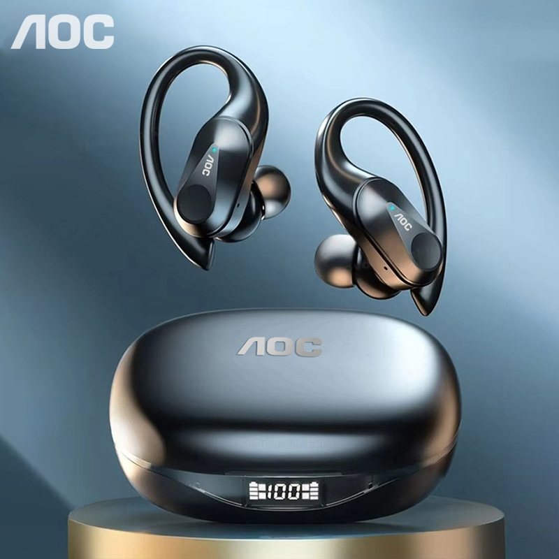 Type C Wired Earphones With Mic - Choice AOC Sport-headset Draadloze Bluetooth 6.0-oortelefoon