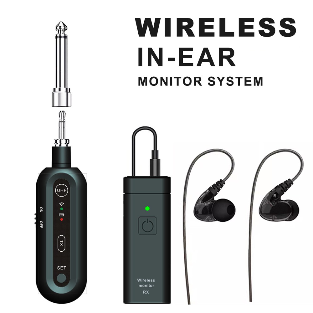 In Ear Monitors For Singers - M1 Mono Draadloos Monitoring Systeem UHF
