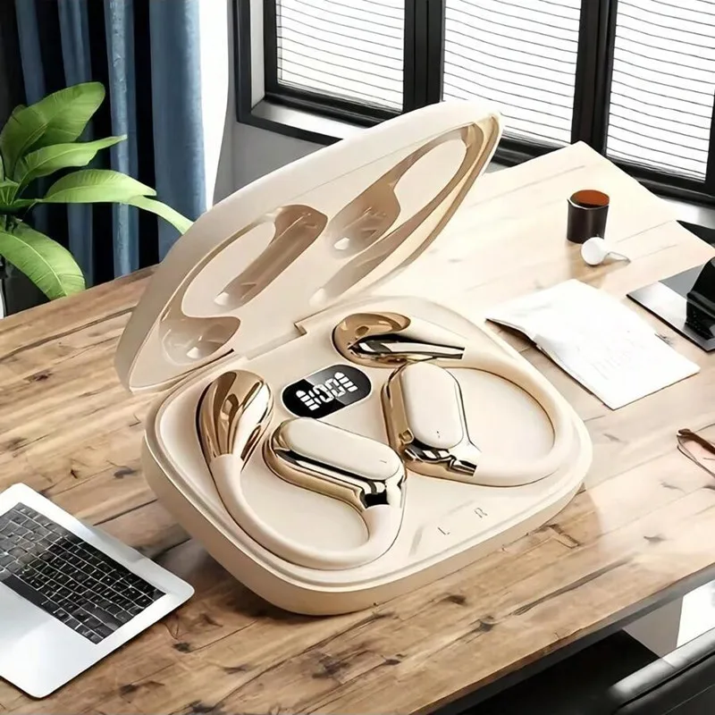 Open Ear Air Conduction Headphones - Originele Q11 siliconen oordopjes met oorhaakje,