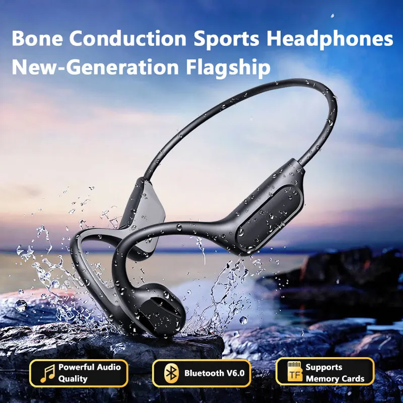 Bone Conduction Running Headphones - NIEUWE IPX8 Sport Bluetooth-oortelefoon met beengeleiding