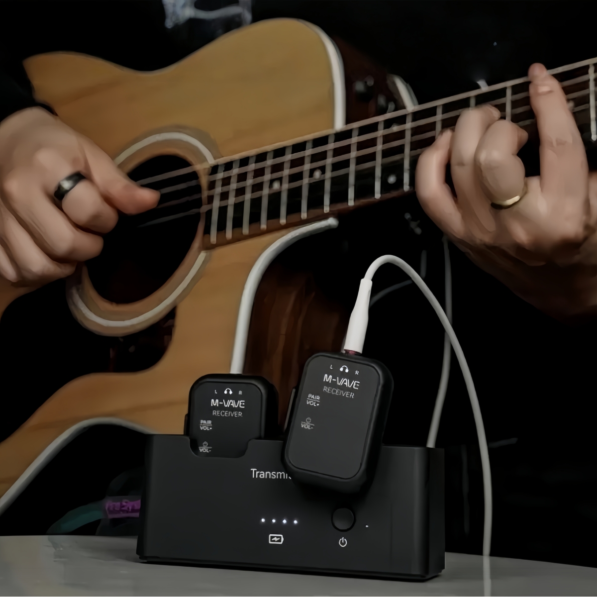 In Ear Monitors For Singers - M-VAVE WP-12 Draadloos In-Ear Monitoring Systeem,