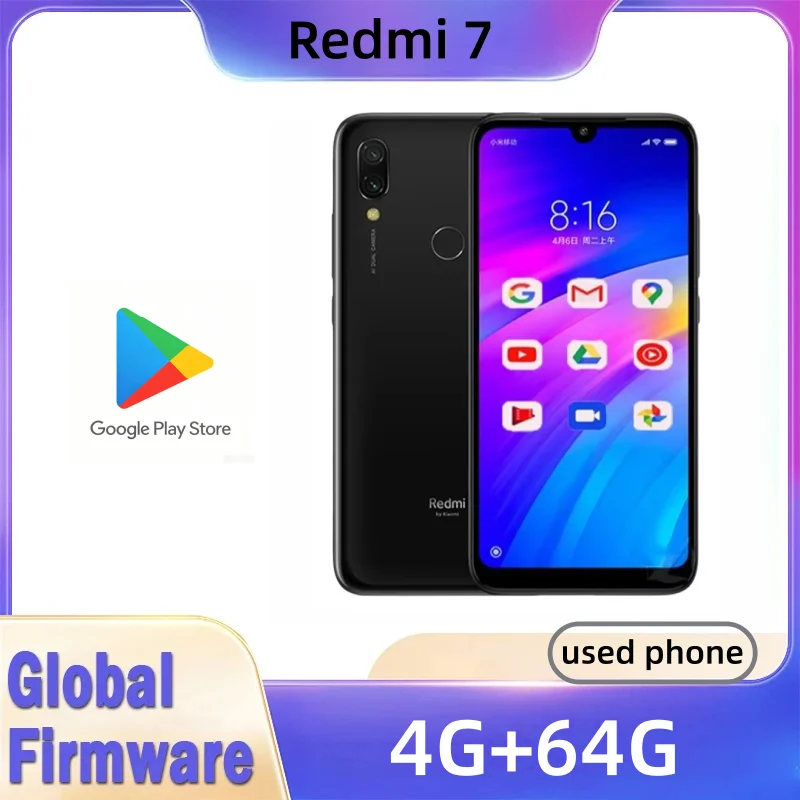 Cameras - Xiaomi Redmi 7 Mobiele Telefoon met