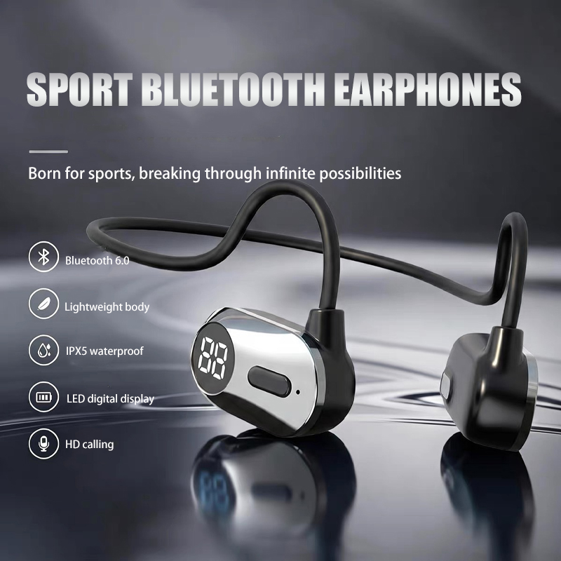 Bone Conduction Running Headphones - Niet-in-oor sport- en hardloop-Bluetooth-hoofdtelefoons met beengeleiding