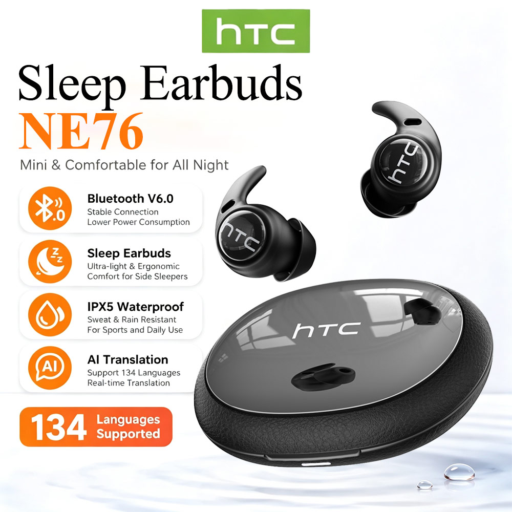 Sleep Mask Headphones Bluetooth - Oordopjes voor slaapgeluidreductie HTC Originele NE76