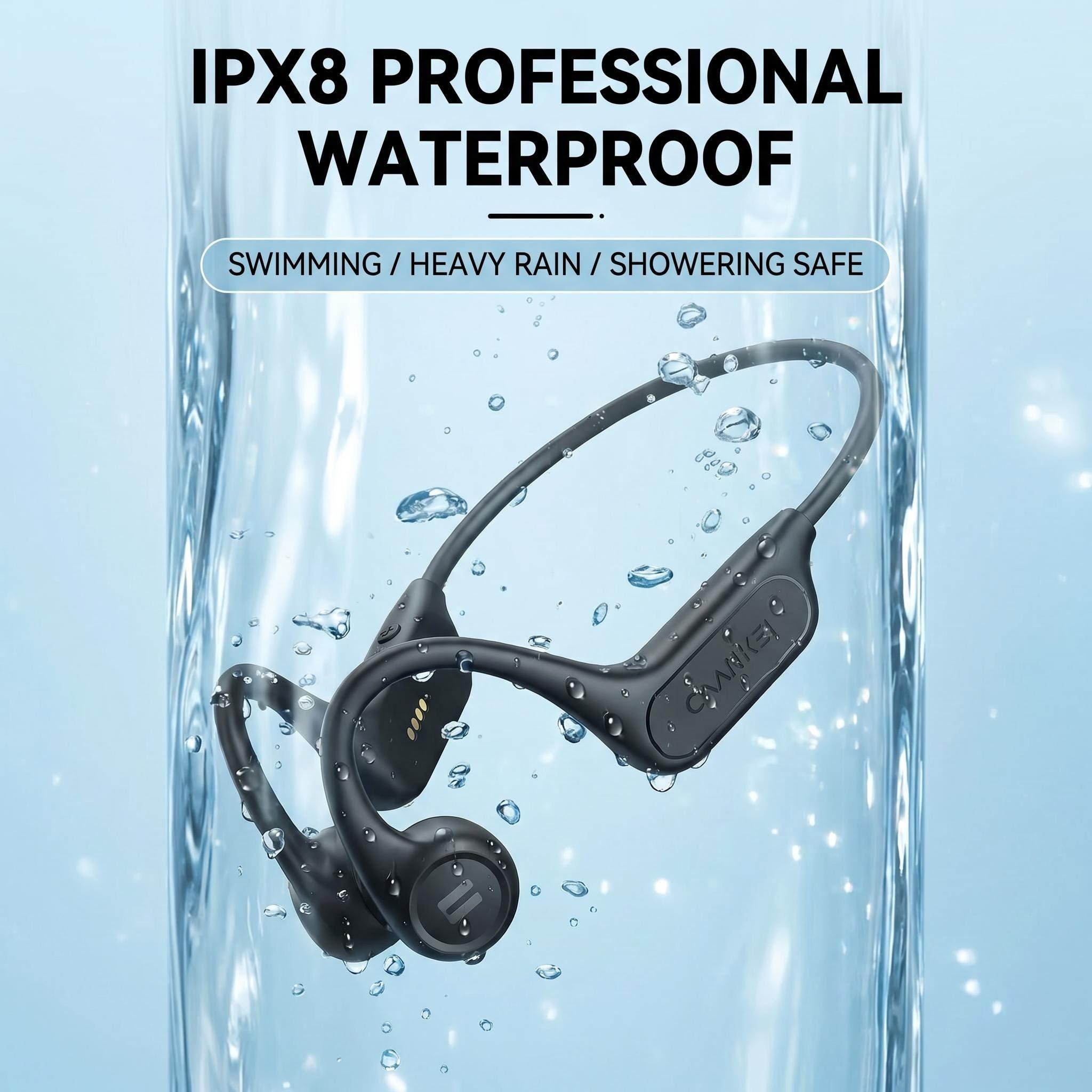 Bone Conduction Running Headphones - Beengeleidingsoortelefoons 32GB MP3-speler IPX8 Waterdicht Open