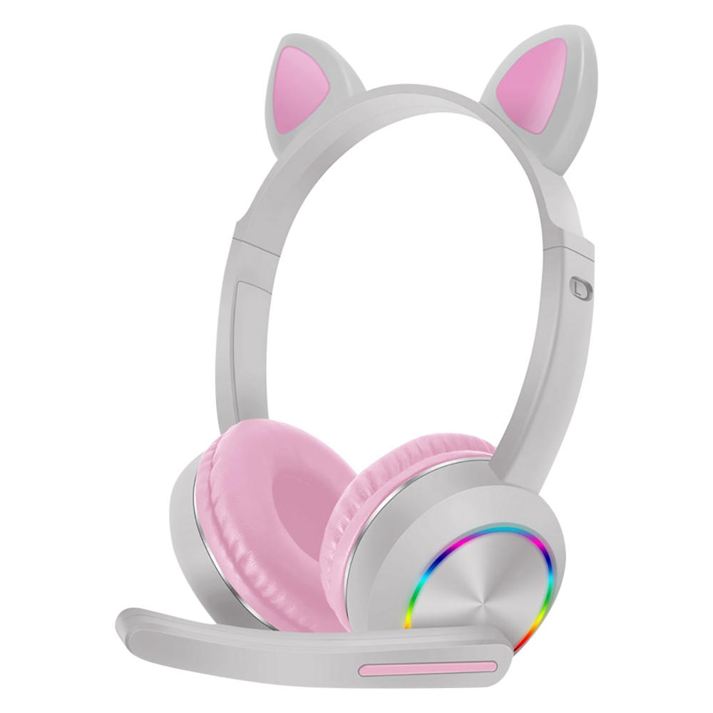 Cat Ear Bluetooth Headset Led - Schattige Kat Oor Bluetooth Hoofdtelefoon Met