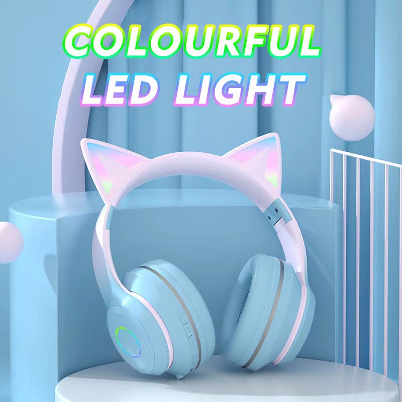 Cat Ear Bluetooth Headset Led - Nieuwe best verkochte op het hoofd