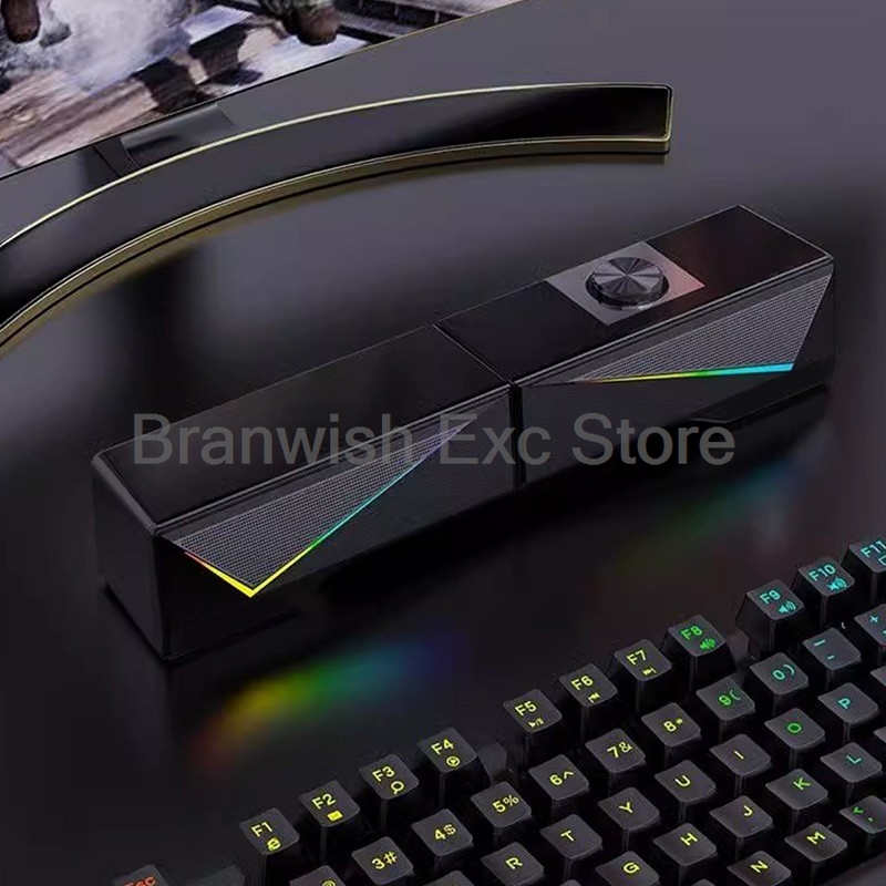 2x2.5W Computer Speaker RGB Li - Rgb Computer Soundbar For Pc recensie en prijs