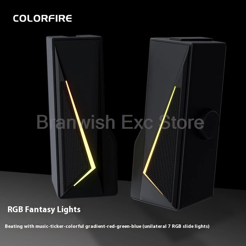 2x2.5W Computer Speaker RGB Li - Rgb Computer Soundbar For Pc recensie en prijs