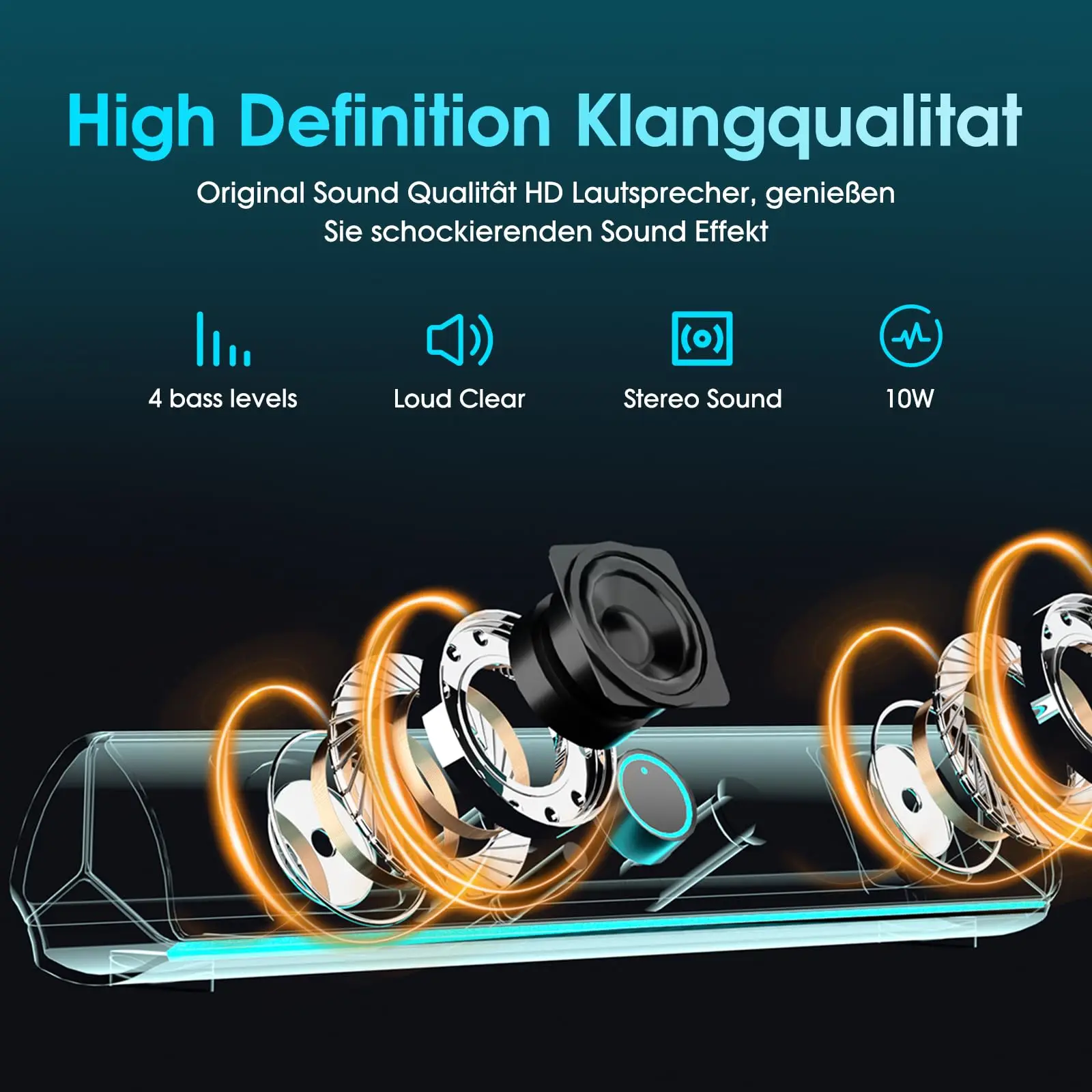 Gaming Soundbar, USB One-Cable - Rgb Computer Soundbar For Pc recensie en prijs