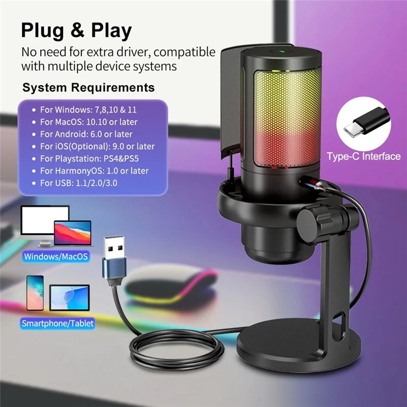 AY14 -Gaming RGB-microfoon, US - Gaming Headset With Mic Rgb recensie en prijs