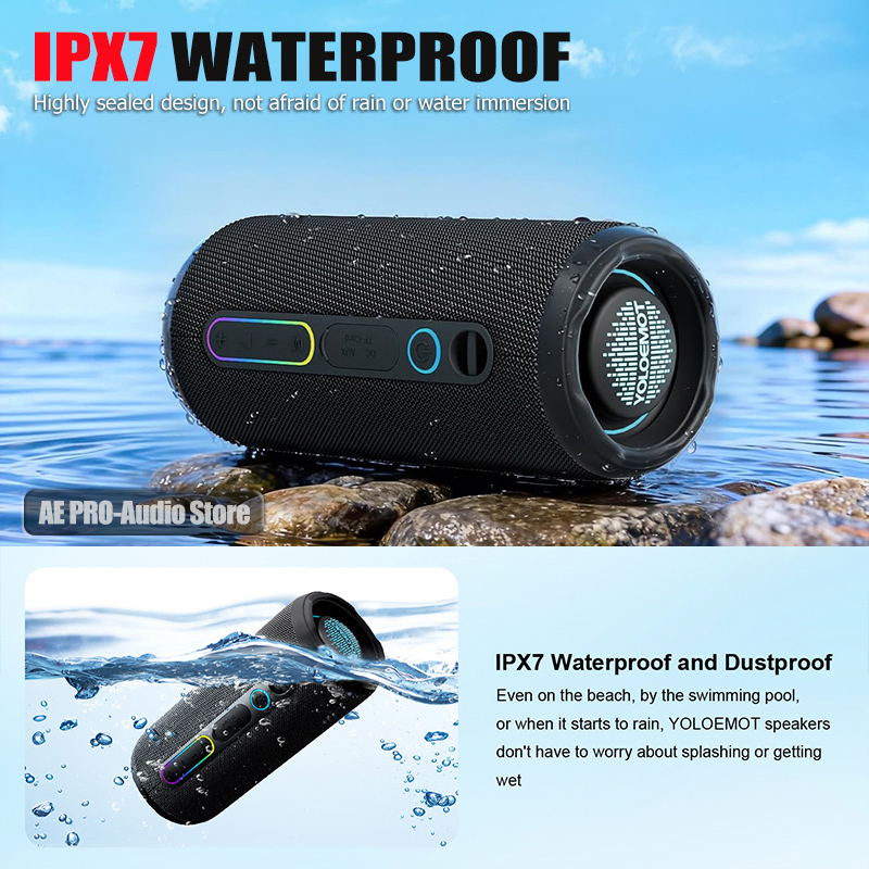 30W draagbare Bluetooth-luidsp - Portable Bluetooth Speaker Waterproof Ipx7 recensie en prijs