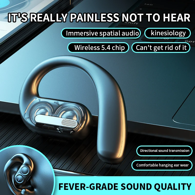 Draadloze Bluetooth-hoofdtelef - Open Ear Air Conduction Headphones recensie en prijs