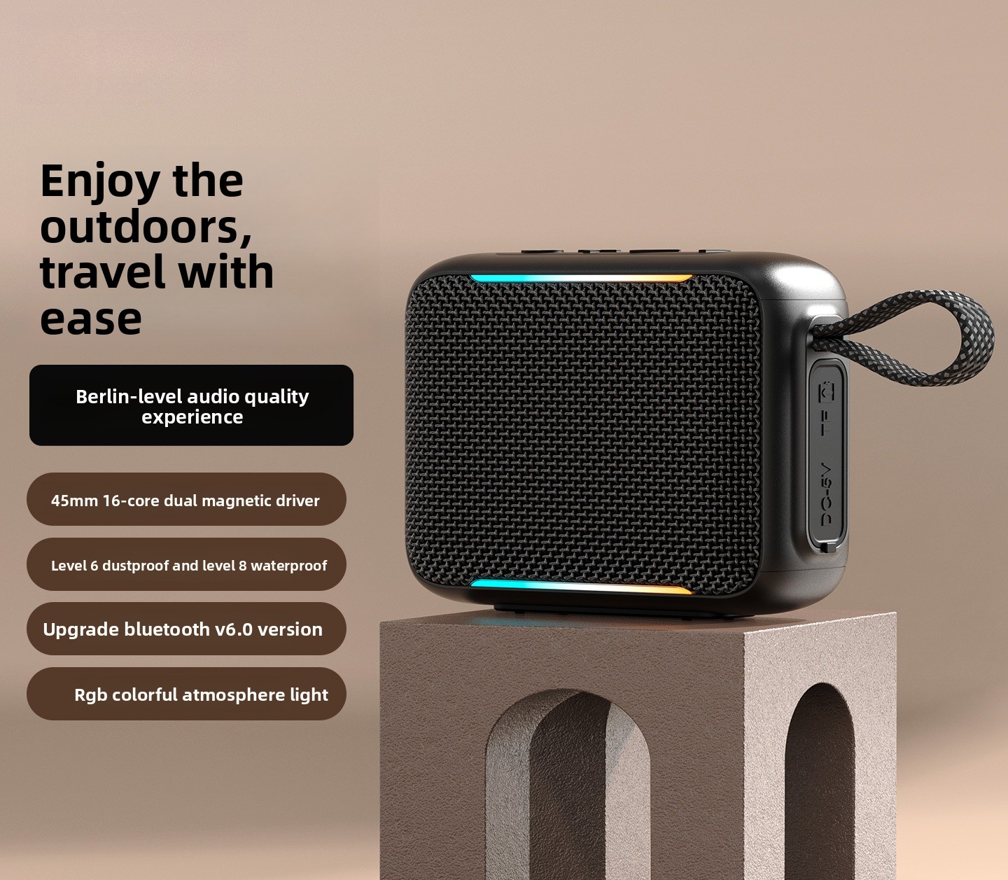 Nieuwe draagbare waterdichte B - Portable Bluetooth Speaker Waterproof Ipx7 recensie en prijs