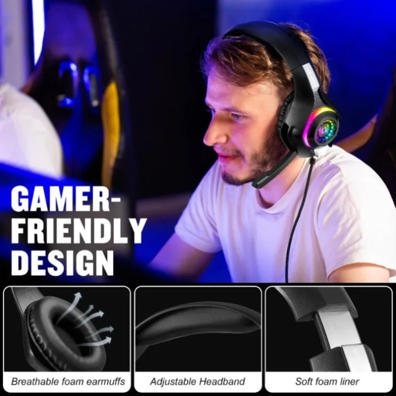 Bedrade gaming-hoofdtelefoon m - Gaming Headset With Mic Rgb recensie en prijs