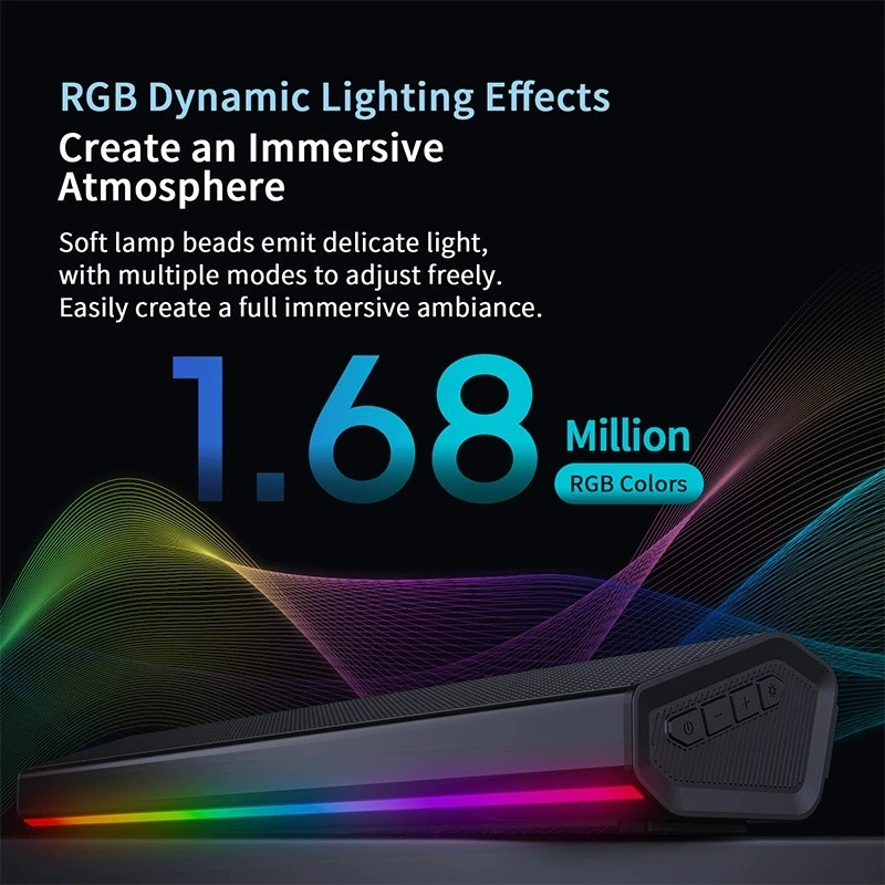 Bluetooth 5.4 Speaker RGB Lich - Rgb Computer Soundbar For Pc recensie en prijs