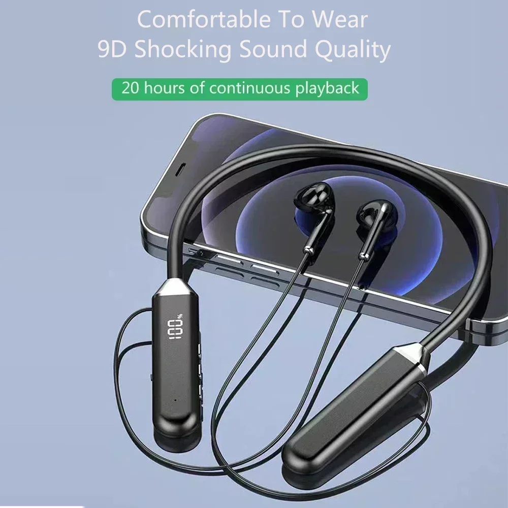 TWS Magnetische draadloze hoof - Magnetic Neckband Sports Earphones recensie en prijs