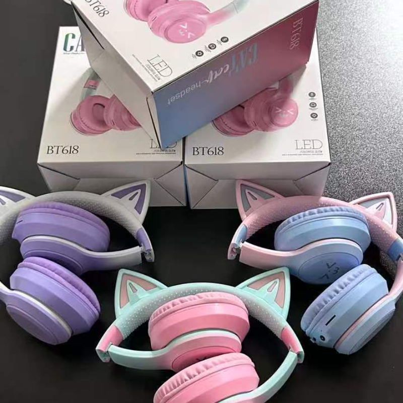 T28 Draadloze Bluetooth Hoofdt - Cat Ear Bluetooth Headset Led recensie en prijs