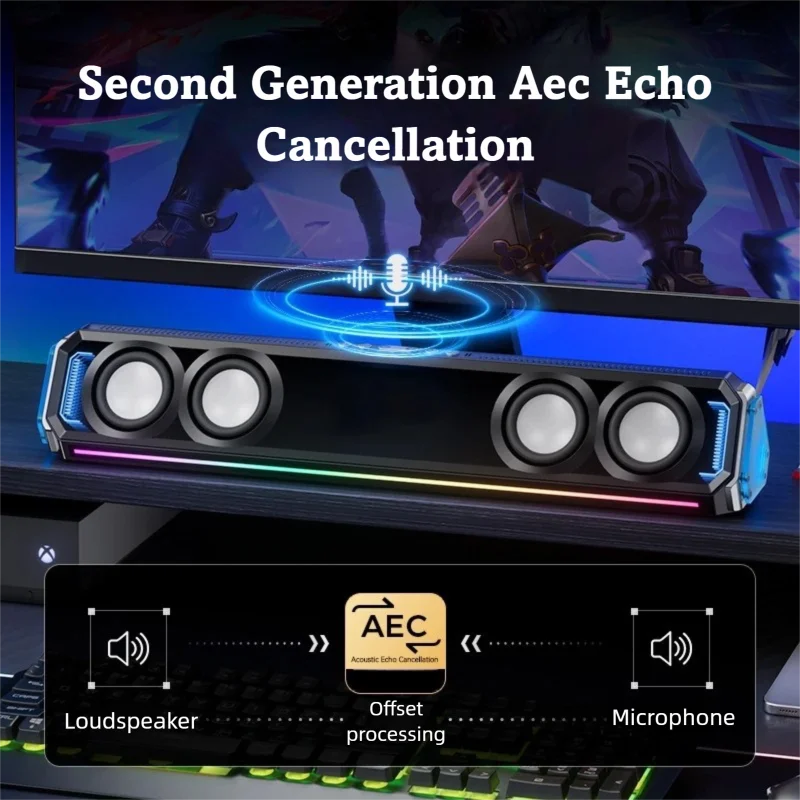 Gaming Soundbar met RGB-verlic - Rgb Computer Soundbar For Pc recensie en prijs