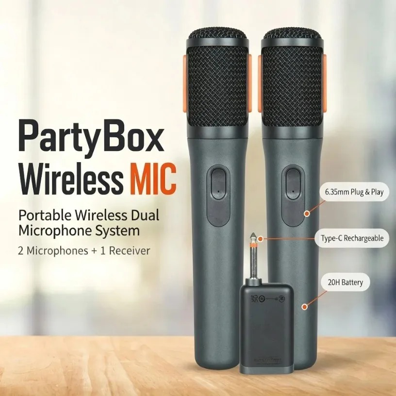 Draadloze microfoon, dubbele h - Speakers recensie en prijs
