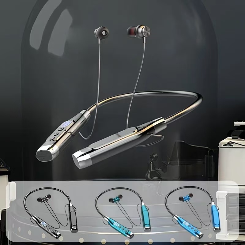 Echte stereo draadloze hoofdte - Magnetic Neckband Sports Earphones recensie en prijs