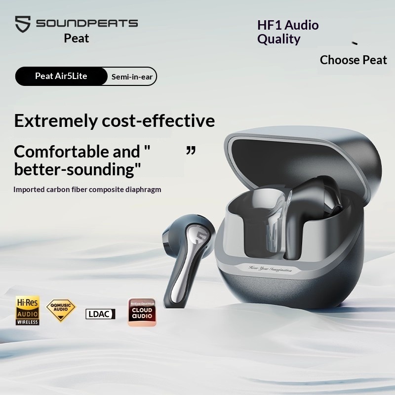 SoundPEATS Air5 Lite Bluetooth - Headphones recensie en prijs