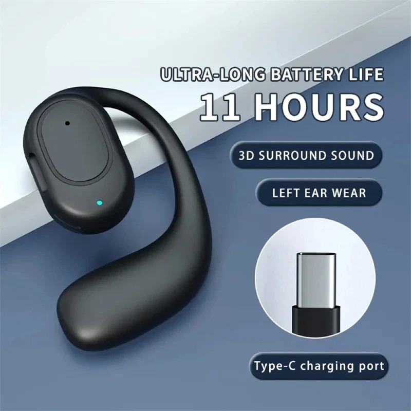 Single Ear Hook Bone Conductio - Open Ear Air Conduction Headphones recensie en prijs