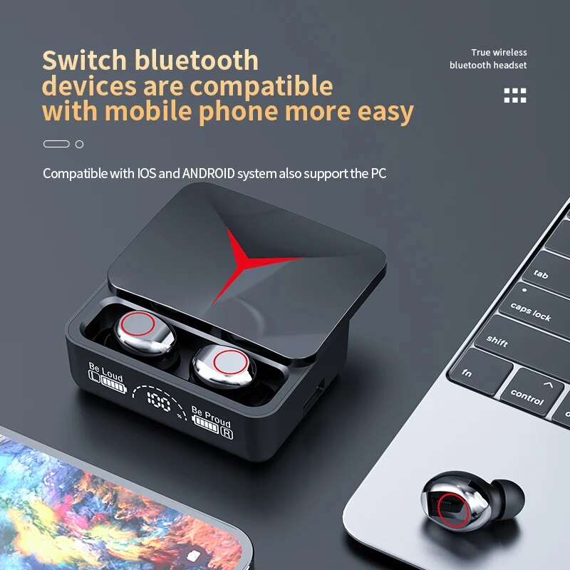 TWS M90 Pro Draadloze hoofdtel - Tws Earbuds Bluetooth 5.3 recensie en prijs