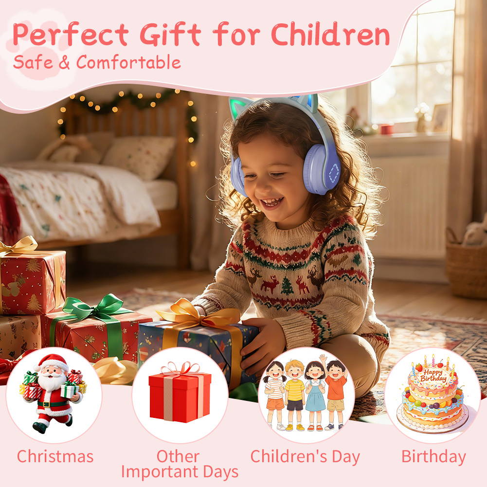 Mooie Kawaii Cat Ear draadloze - Cat Ear Bluetooth Headset Led recensie en prijs