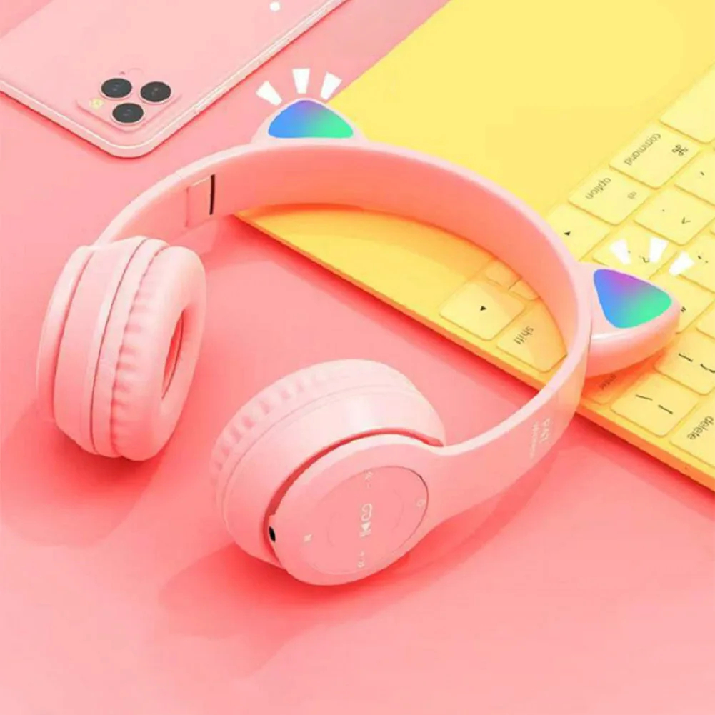 Leuke Cat Ear draadloze hoofdt - Cat Ear Bluetooth Headset Led recensie en prijs