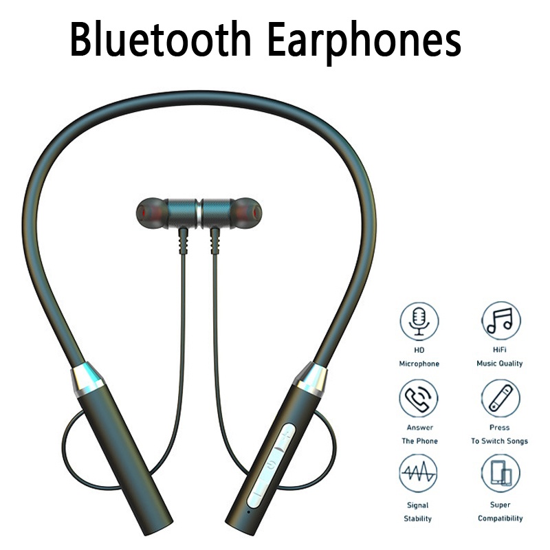 9D Draadloze Bluetooth-oortele - Magnetic Neckband Sports Earphones recensie en prijs