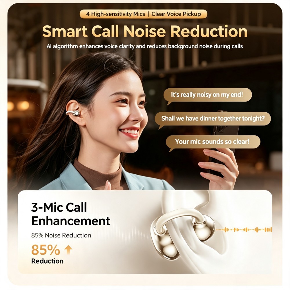 KEBIDUMEI Bluetooth 6.0-oortel - Open Ear Air Conduction Headphones recensie en prijs