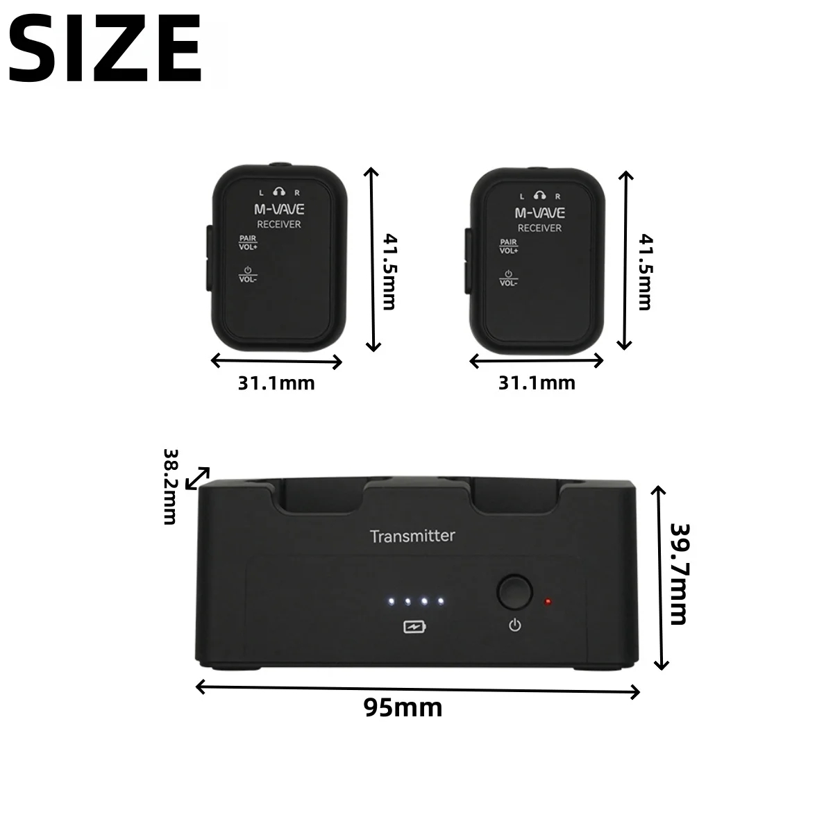 M-VAVE WP-12 Draadloos In-Ear  - In Ear Monitors For Singers recensie en prijs
