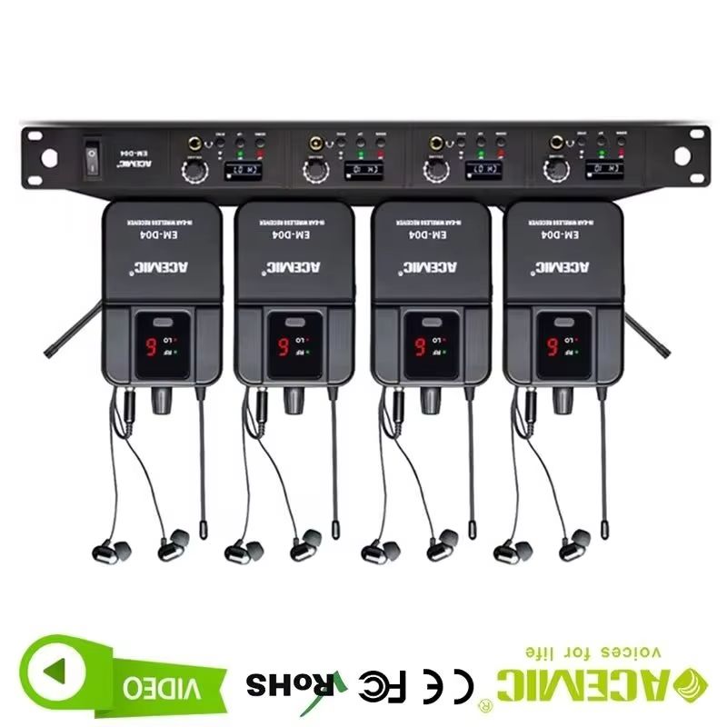 4-kanaals draadloos in-ear mon - In Ear Monitors For Singers recensie en prijs