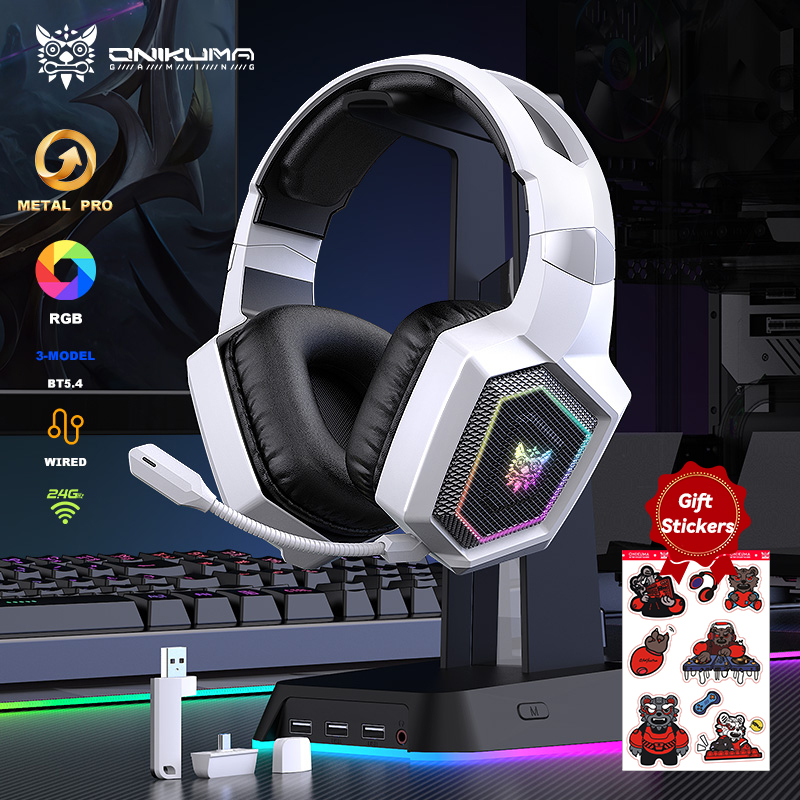 ONIKUMA 2,4 GHz draadloze gami - Gaming Headset With Mic Rgb recensie en prijs