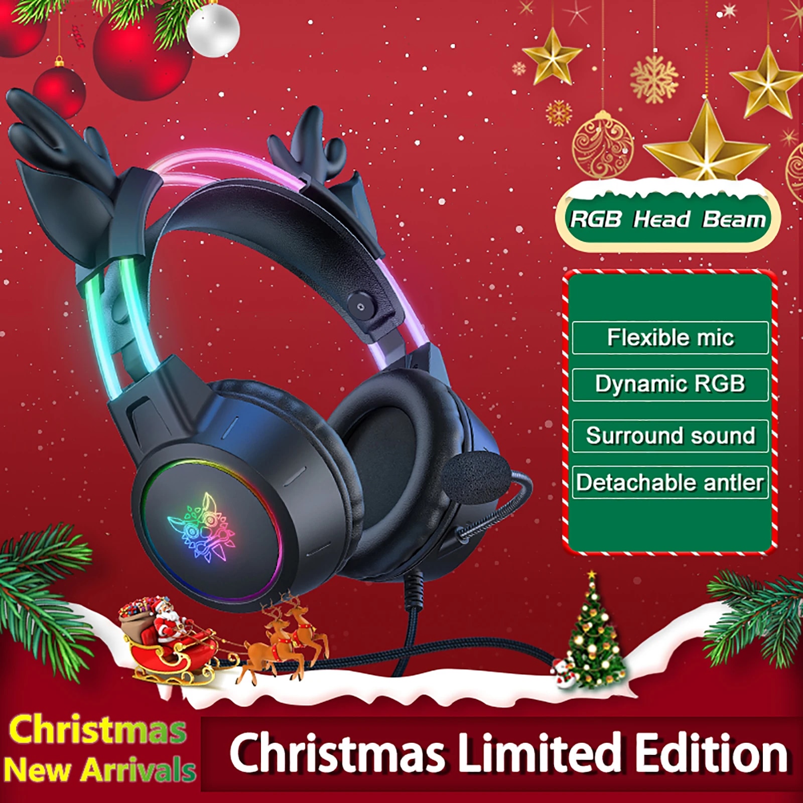 Onikuma Gaming Headset Voor 20 - Gaming Headset With Mic Rgb recensie en prijs