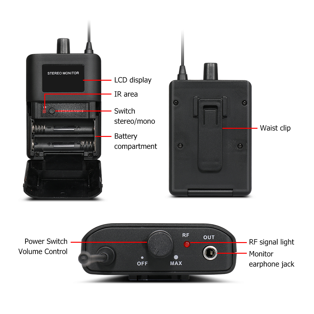 EYK EM100 In Ear Monitor Syste - In Ear Monitors For Singers recensie en prijs