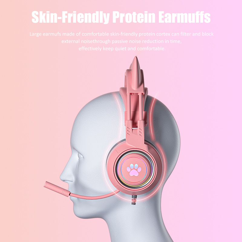 Schattige Cat Ear Gaming Kopte - Gaming Headset With Mic Rgb recensie en prijs