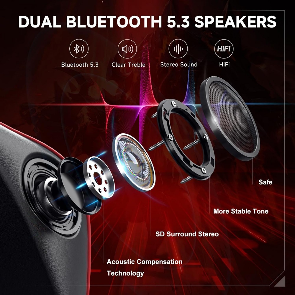 Ergonomische gamingstoel met B - Speakers recensie en prijs