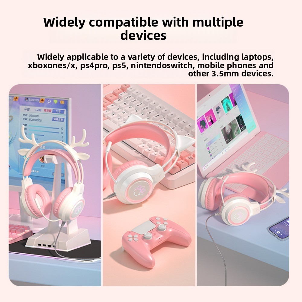 RGB-gaming-oortelefoons met fl - Gaming Headset With Mic Rgb recensie en prijs