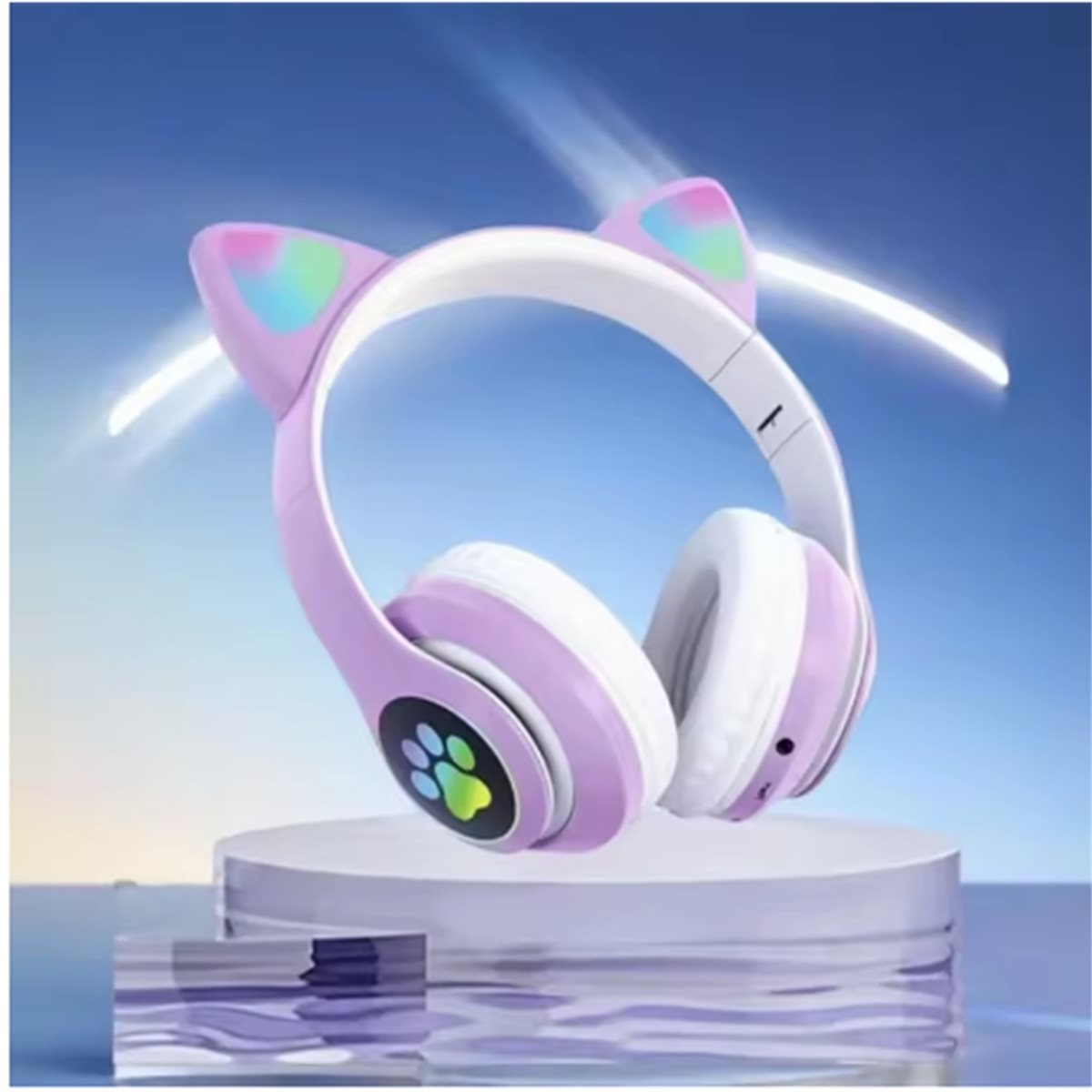DT75BG Schattige Bluetooth-com - Cat Ear Bluetooth Headset Led recensie en prijs