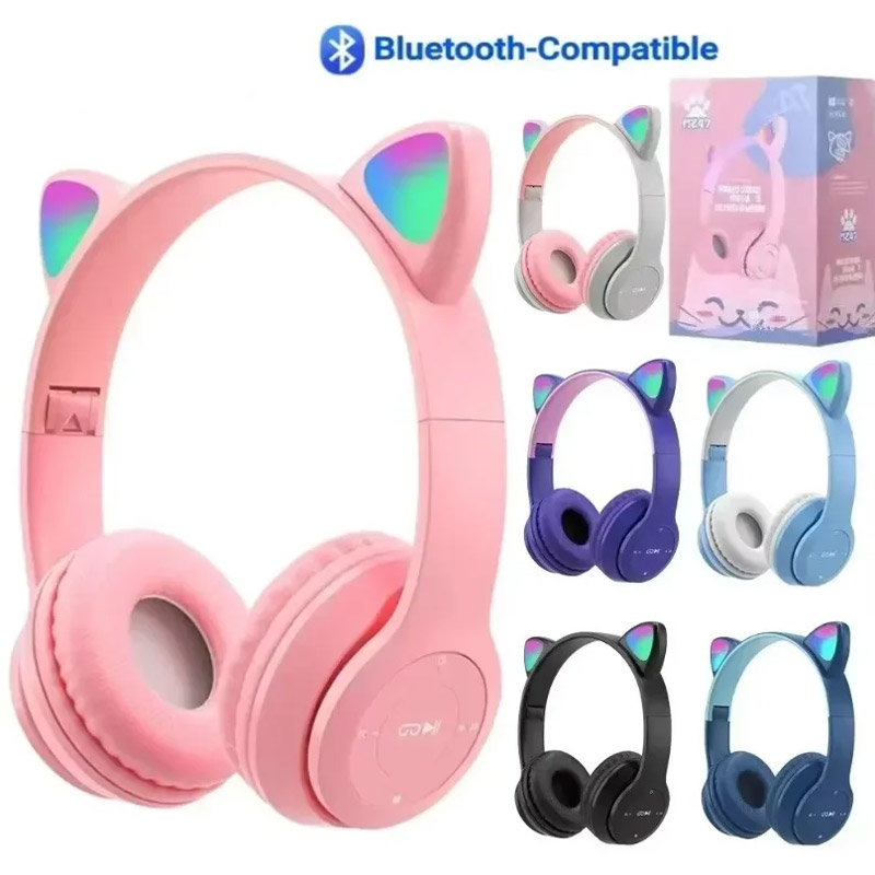 Draadloze Bluetooth-oortelefoo - Cat Ear Bluetooth Headset Led recensie en prijs